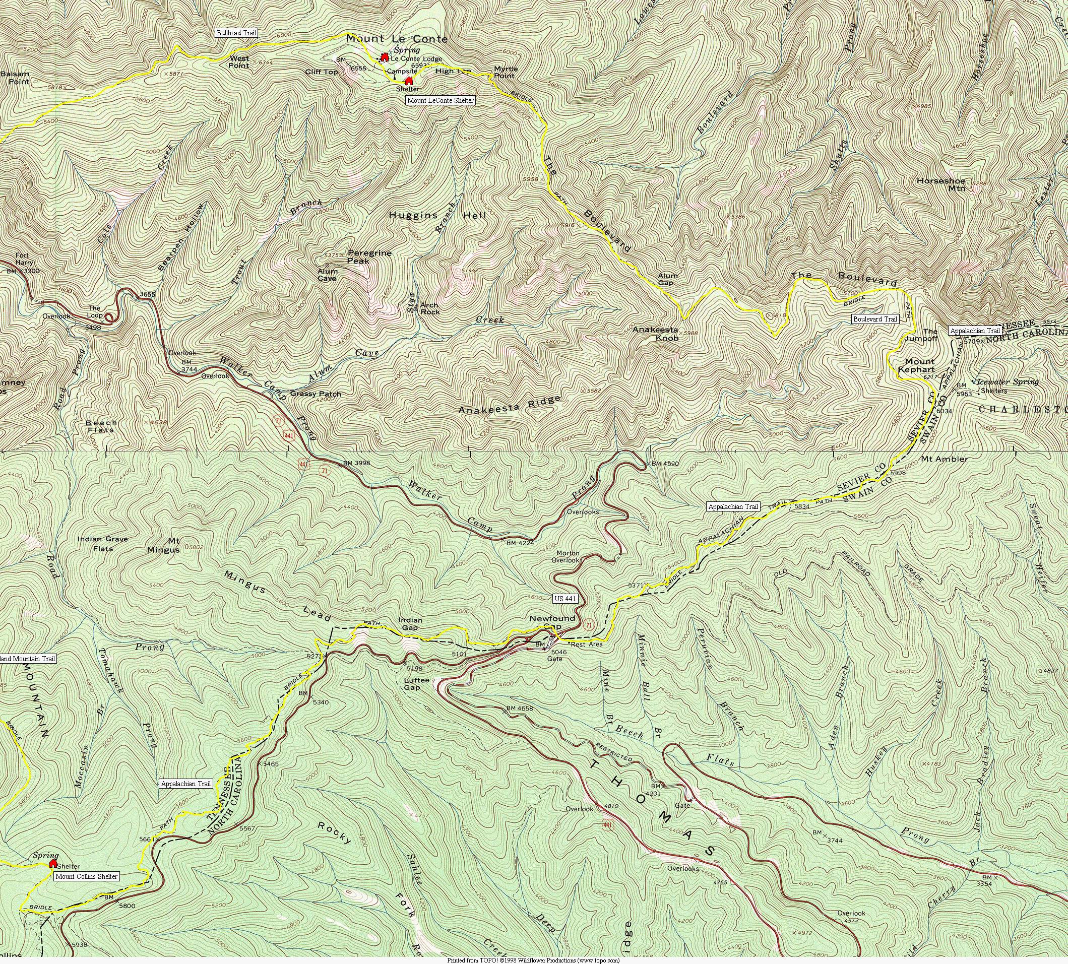 MOUNT LECONTE N2Backpacking